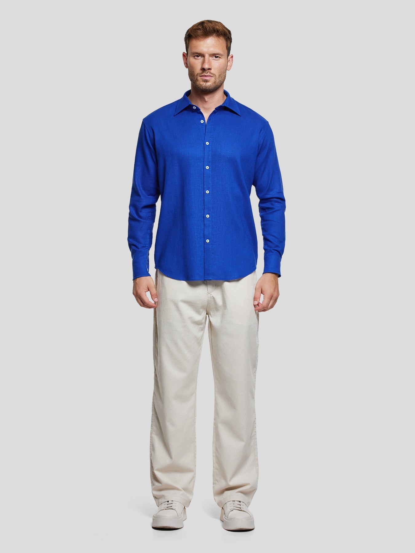 DreamWear Italian Linen Long Sleeve Shirt